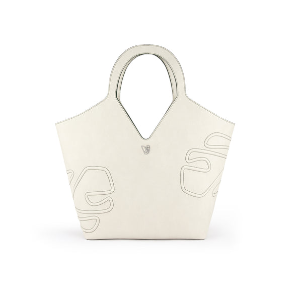 Maze Tote Bag - Pearl
