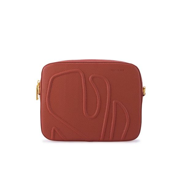 Maze Crossbody Bag - Cinnamon