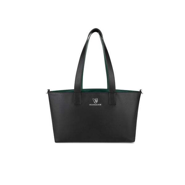 Palindrome Reversible Tote - Onyx - Veganologie