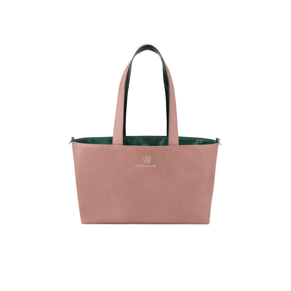 Palindrome Reversible Tote - Veganologie - Blush