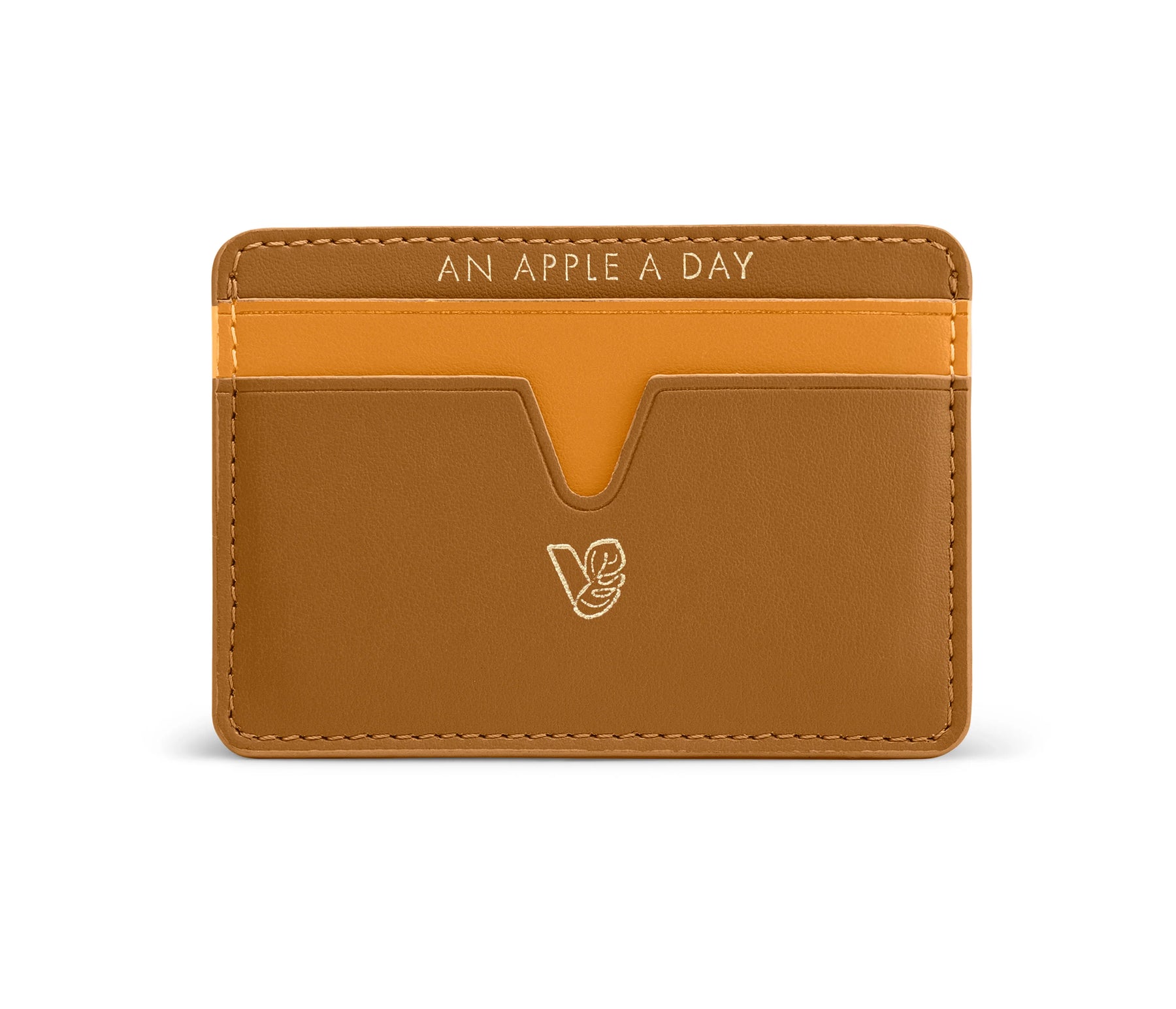 Cider Apple Leather Cardholder