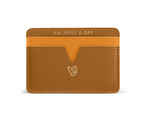 Cider Apple Leather Cardholder