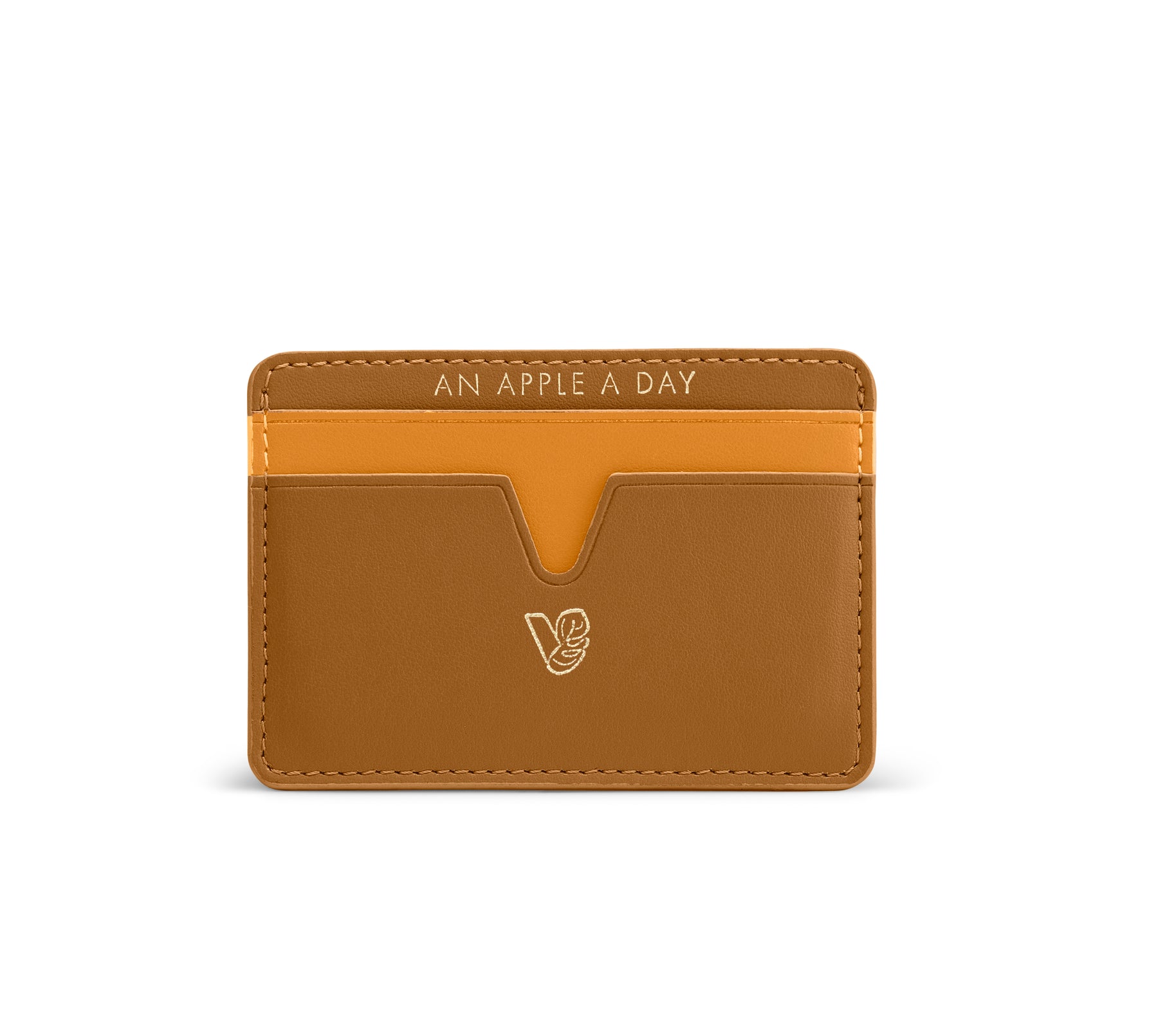 Cider Apple Leather Cardholder