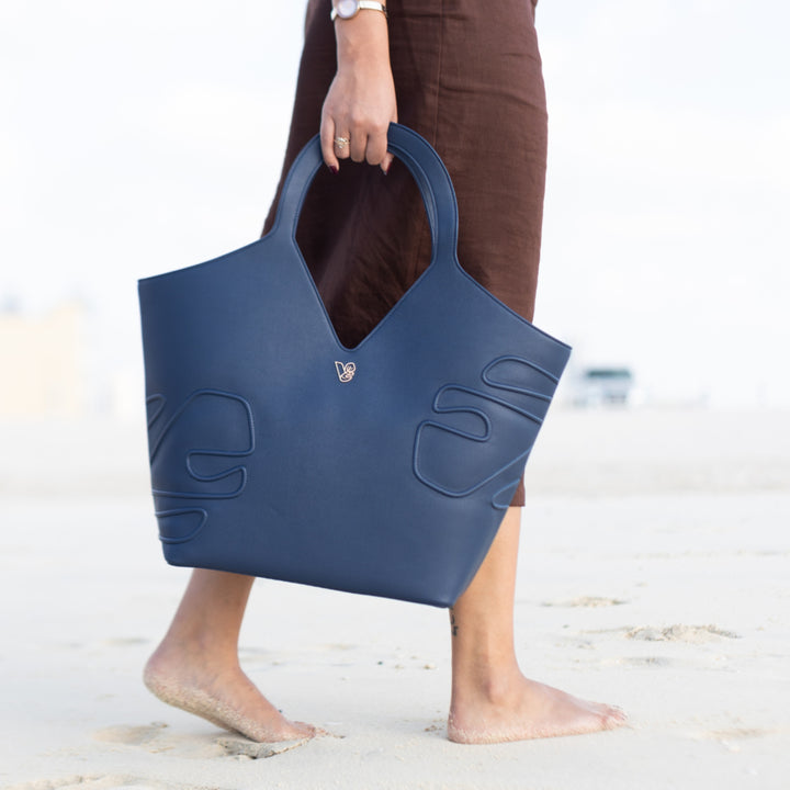 Maze Tote Bag Blueberry alternate