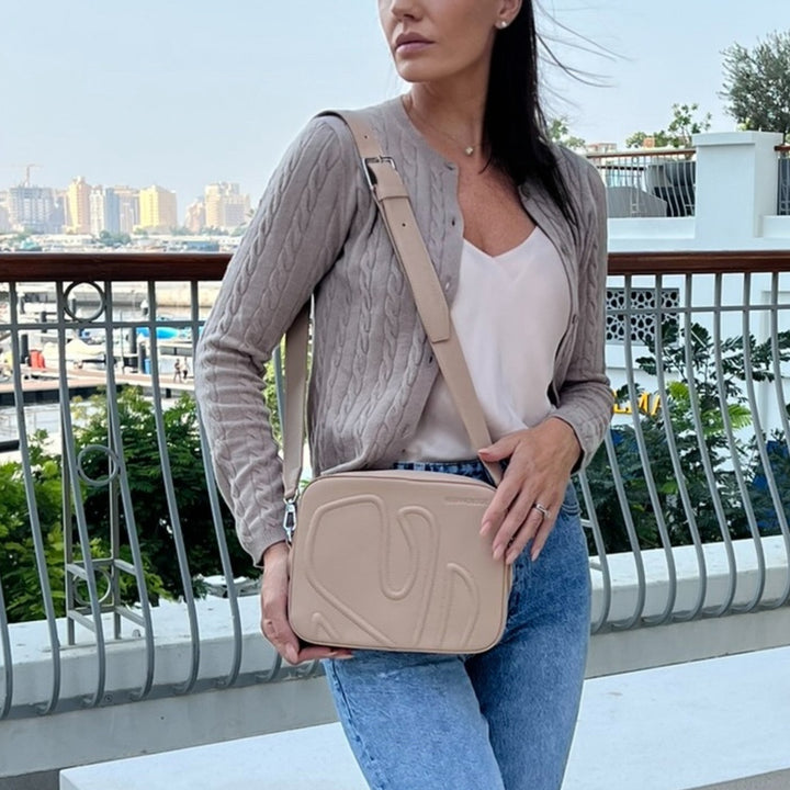 Maze Crossbody Bag Oat Milk alternate