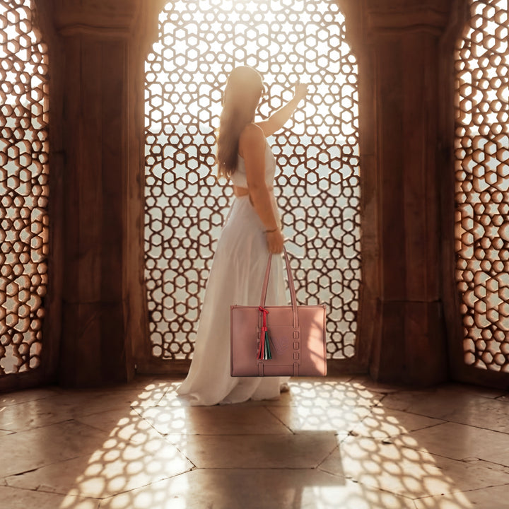 Arabesque Tote Bag Dusty Rose alternate