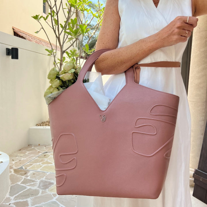 Maze Tote Bag Blush alternate