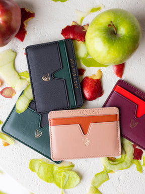 Cider Apple Leather Cardholder