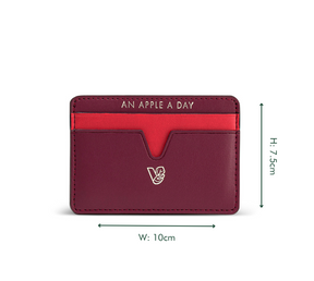 Cider Apple Leather Cardholder