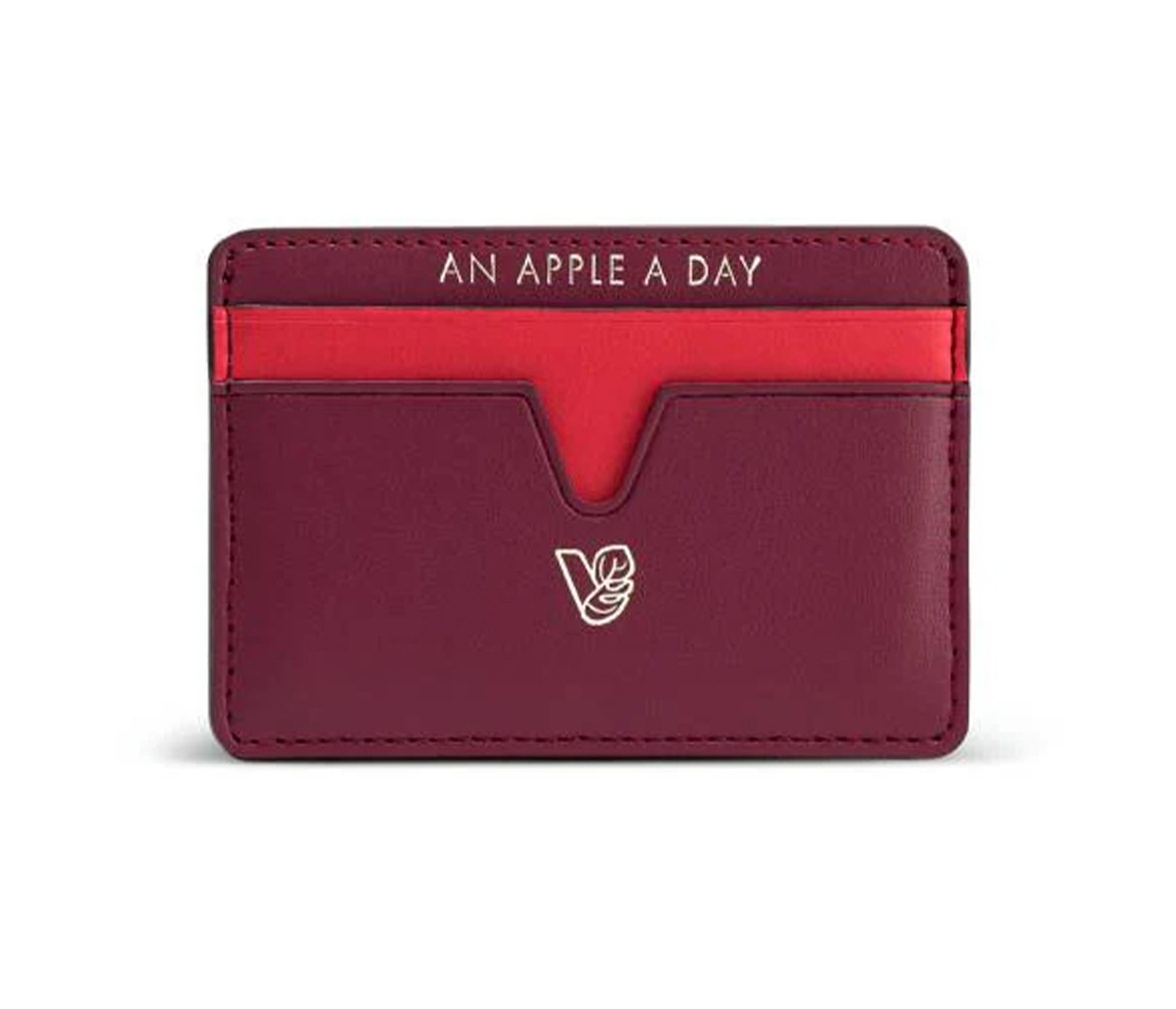 Cider Apple Leather Cardholder